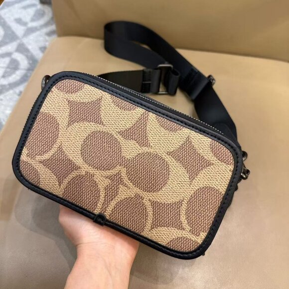 coach Other - COACH Monogram Men's WYATT Crossbody Camera Bag, size 19.5 × 11.5 × 6.5cm